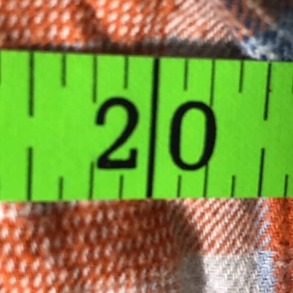 - Womens WindRiver Orange & Blue Flannel Shirt. Small.Breast Cancer Fundra… - Picture 4 of 6